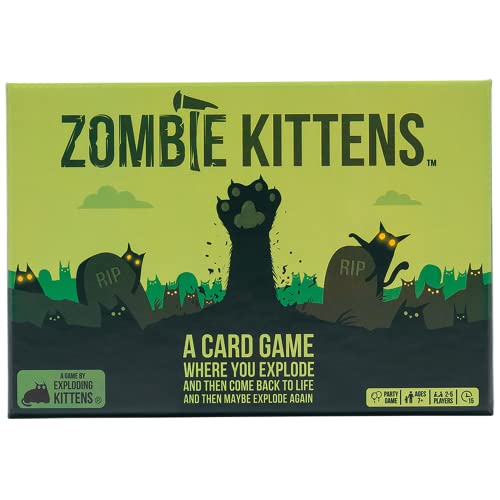Exploding Kittens Card Game - Original Edition, Fun Family Games for Adults Teens & Kids - Fun Card Games - 15 Min, Ages 7+, 2-5 Players