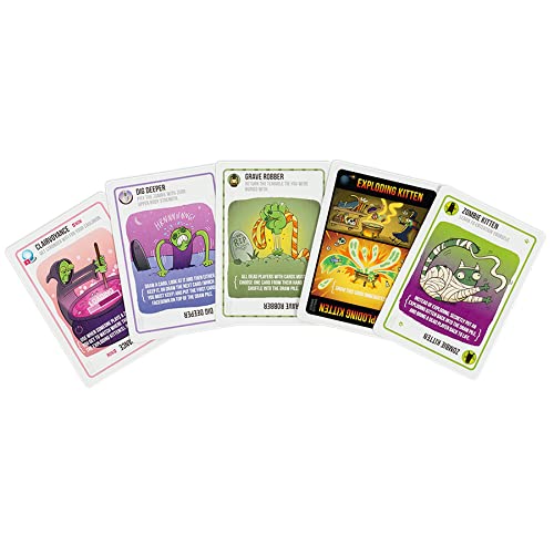 Exploding Kittens Card Game - Original Edition, Fun Family Games for Adults Teens & Kids - Fun Card Games - 15 Min, Ages 7+, 2-5 Players