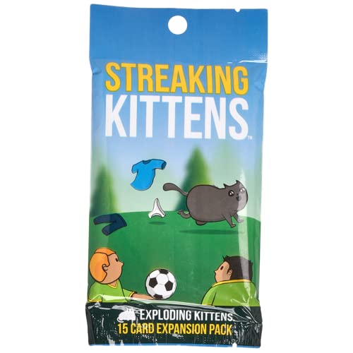 Exploding Kittens Card Game - Original Edition, Fun Family Games for Adults Teens & Kids - Fun Card Games - 15 Min, Ages 7+, 2-5 Players
