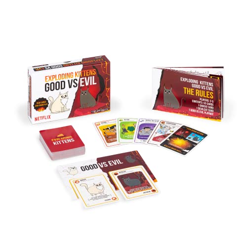 Exploding Kittens Card Game - Original Edition, Fun Family Games for Adults Teens & Kids - Fun Card Games - 15 Min, Ages 7+, 2-5 Players