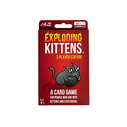 Exploding Kittens Card Game - Original Edition, Fun Family Games for Adults Teens & Kids - Fun Card Games - 15 Min, Ages 7+, 2-5 Players