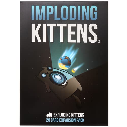 Exploding Kittens Card Game - Original Edition, Fun Family Games for Adults Teens & Kids - Fun Card Games - 15 Min, Ages 7+, 2-5 Players