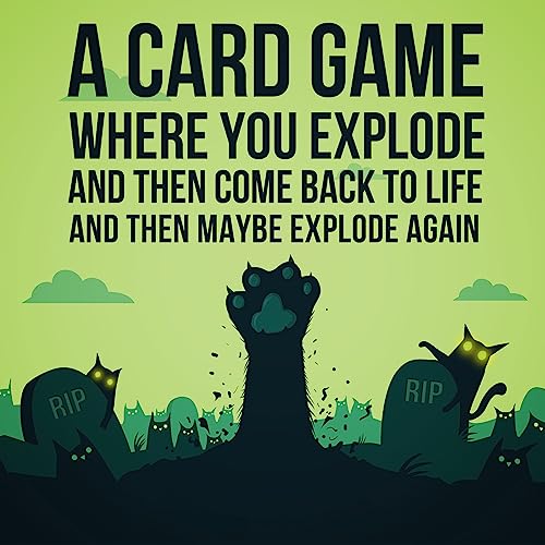 Exploding Kittens Card Game - Original Edition, Fun Family Games for Adults Teens & Kids - Fun Card Games - 15 Min, Ages 7+, 2-5 Players
