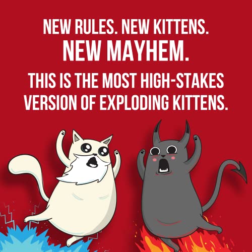 Exploding Kittens Card Game - Original Edition, Fun Family Games for Adults Teens & Kids - Fun Card Games - 15 Min, Ages 7+, 2-5 Players