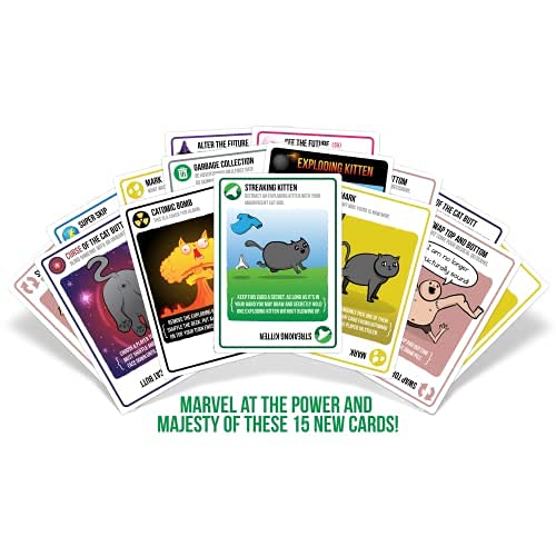 Exploding Kittens Card Game - Original Edition, Fun Family Games for Adults Teens & Kids - Fun Card Games - 15 Min, Ages 7+, 2-5 Players