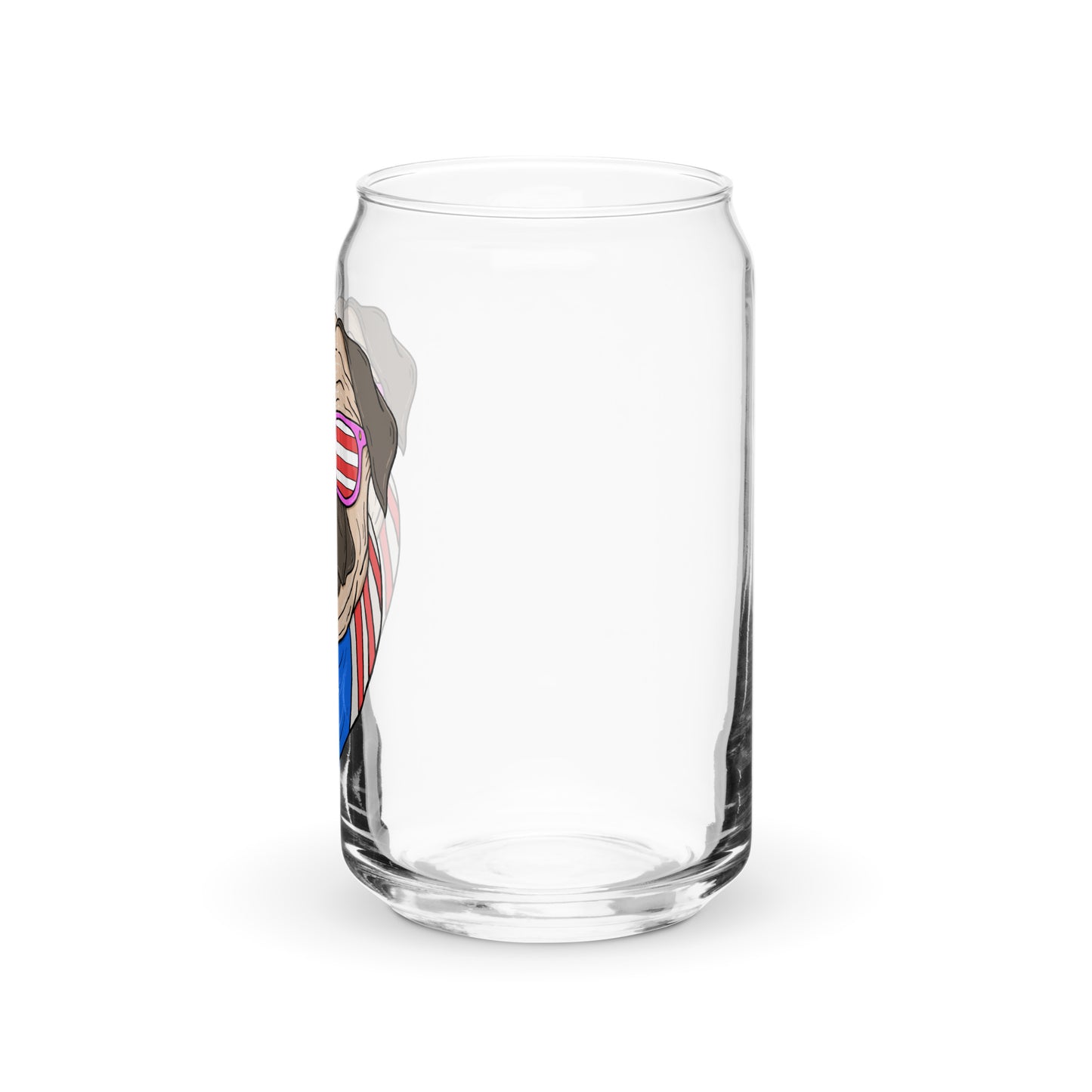 Can-shaped glass
