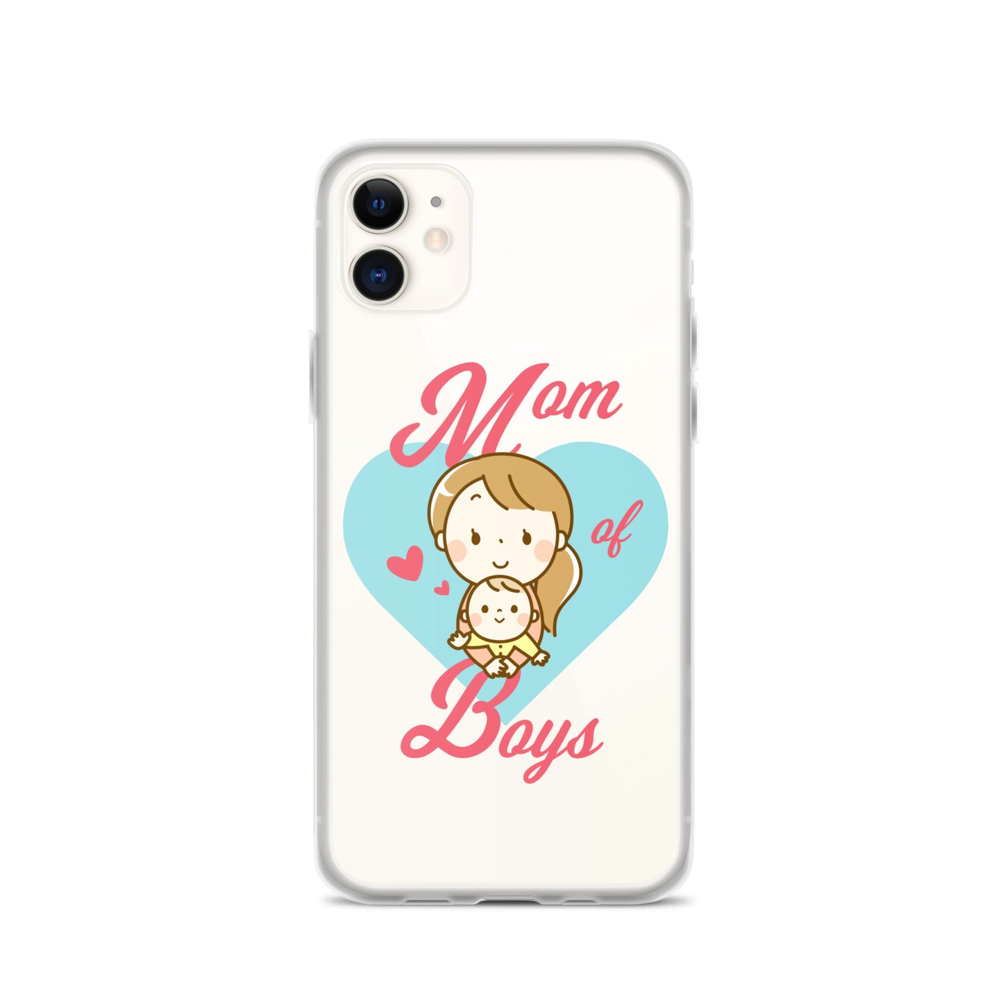 Clear Case for iPhone® Mum Of All Boys