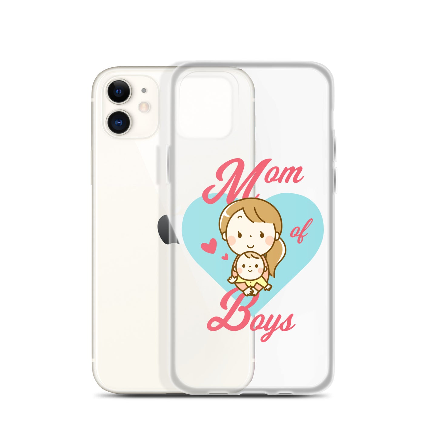 Clear Case for iPhone® Mum Of All Boys