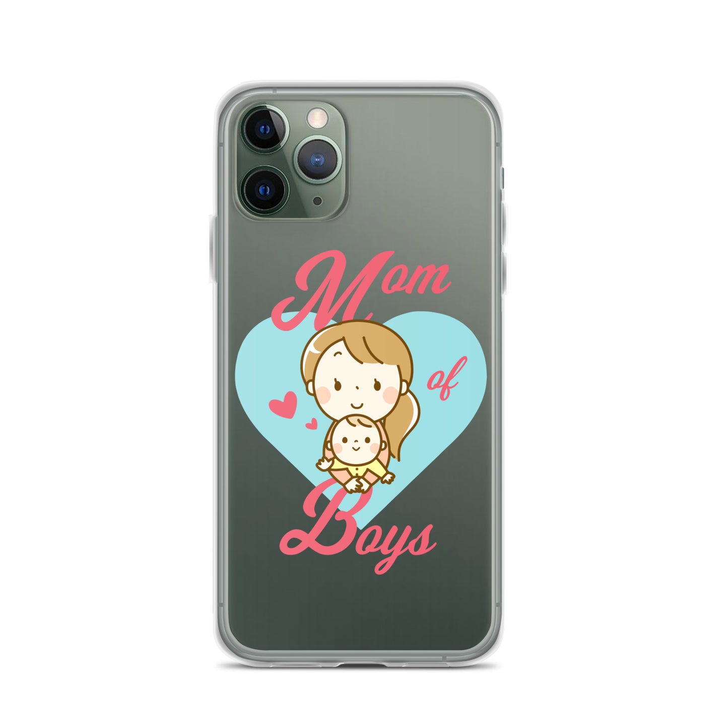 Clear Case for iPhone® Mum Of All Boys