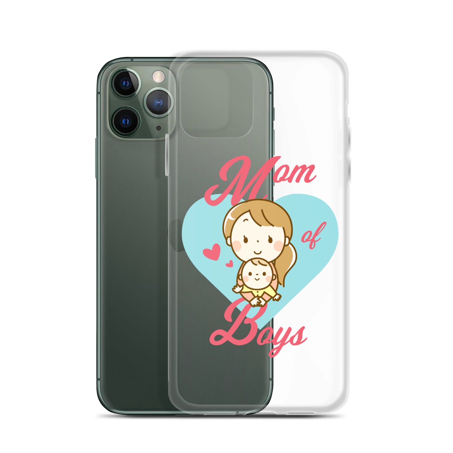 Clear Case for iPhone® Mum Of All Boys