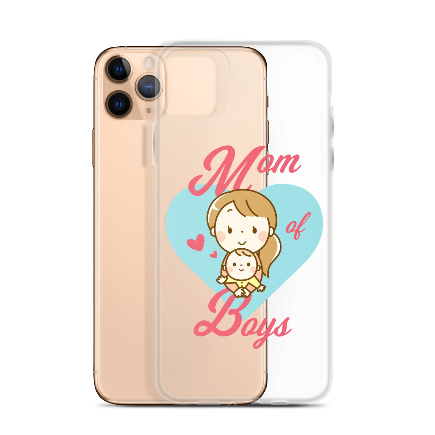 Clear Case for iPhone® Mum Of All Boys