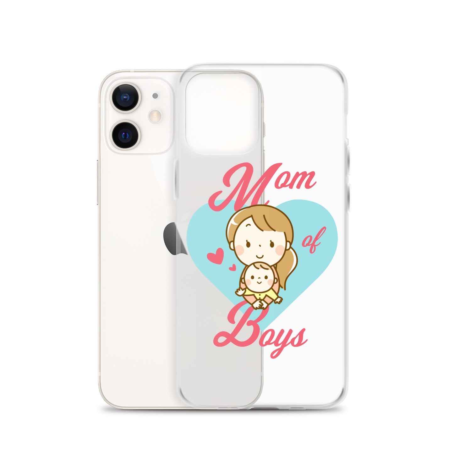 Clear Case for iPhone® Mum Of All Boys