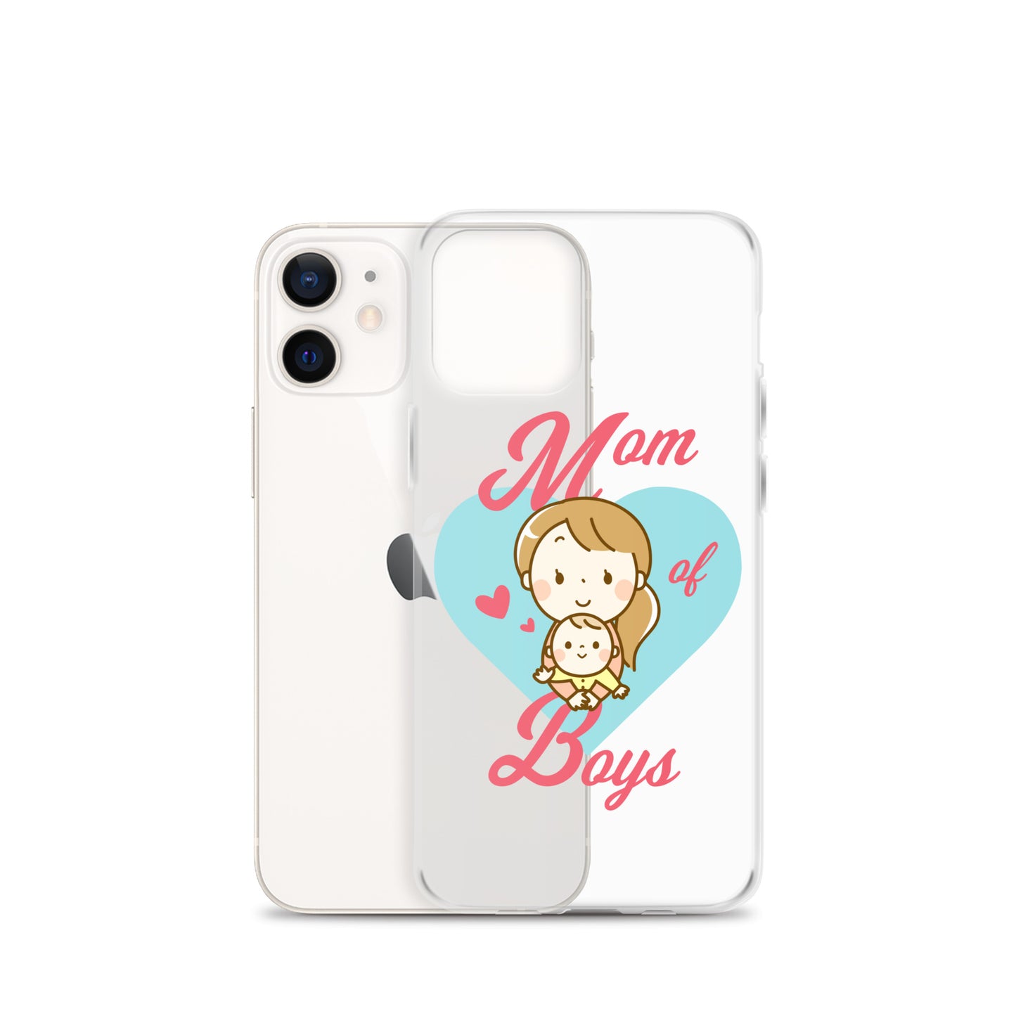 Clear Case for iPhone® Mum Of All Boys