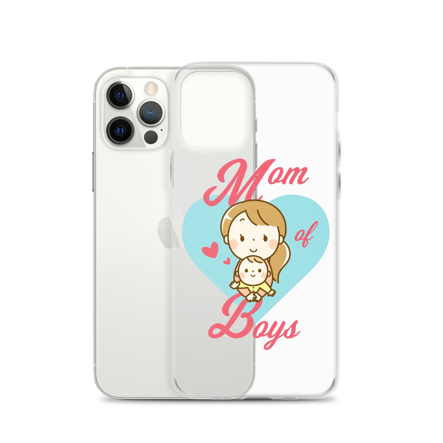 Clear Case for iPhone® Mum Of All Boys