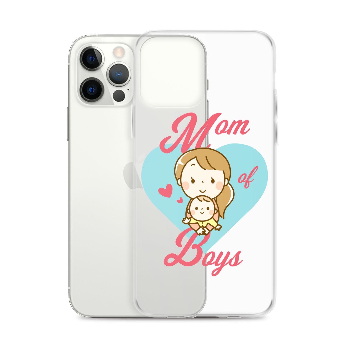 Clear Case for iPhone® Mum Of All Boys