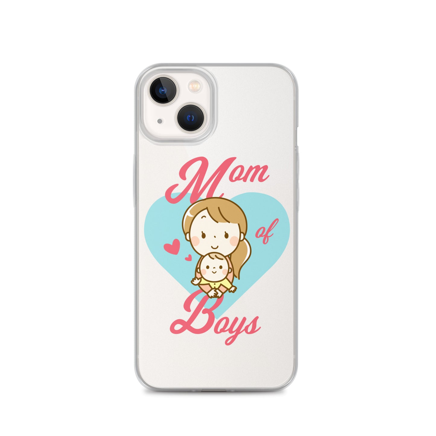 Clear Case for iPhone® Mum Of All Boys