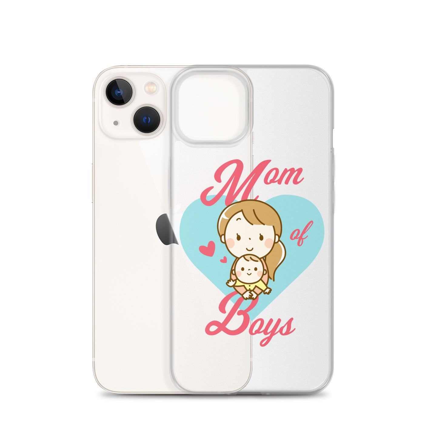 Clear Case for iPhone® Mum Of All Boys
