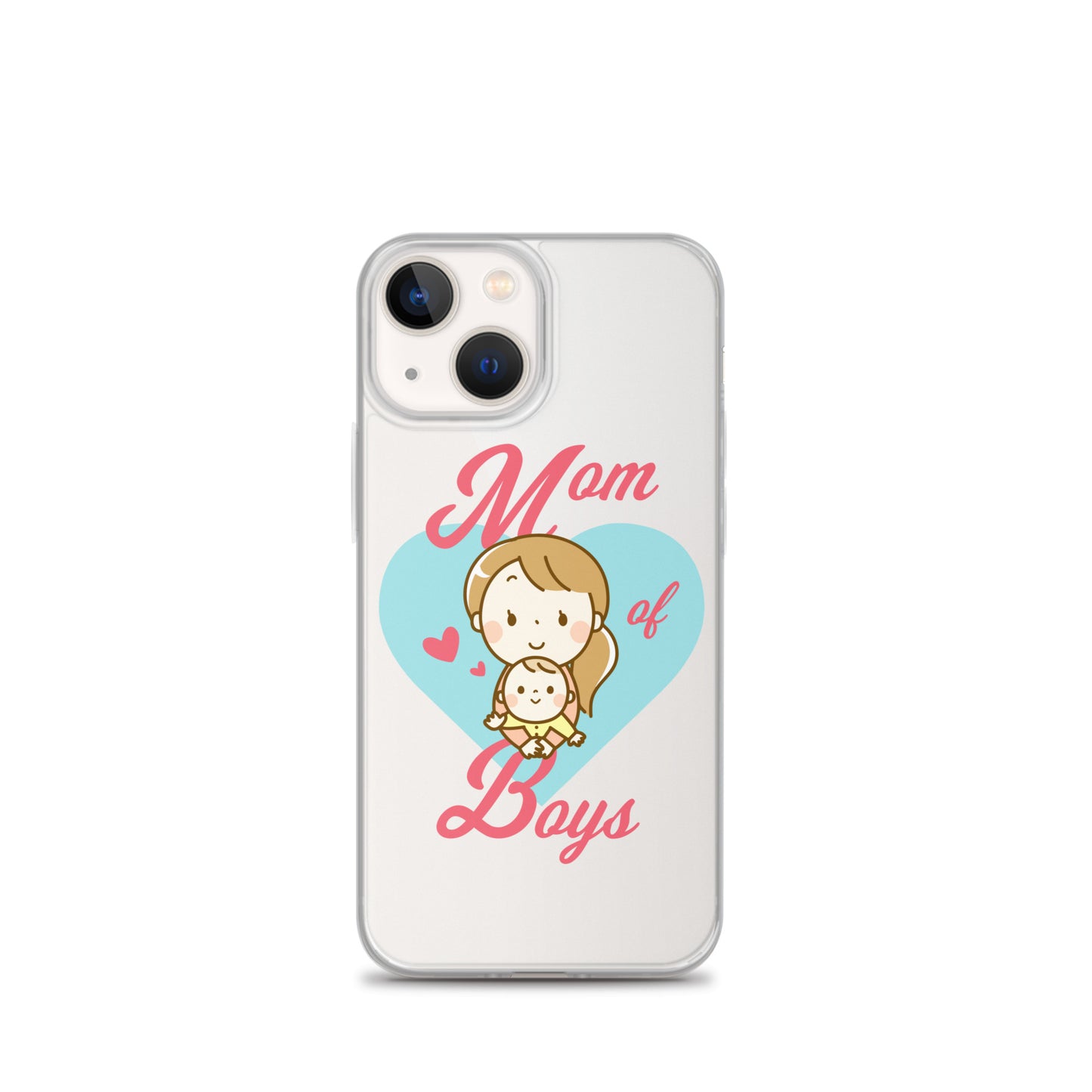 Clear Case for iPhone® Mum Of All Boys