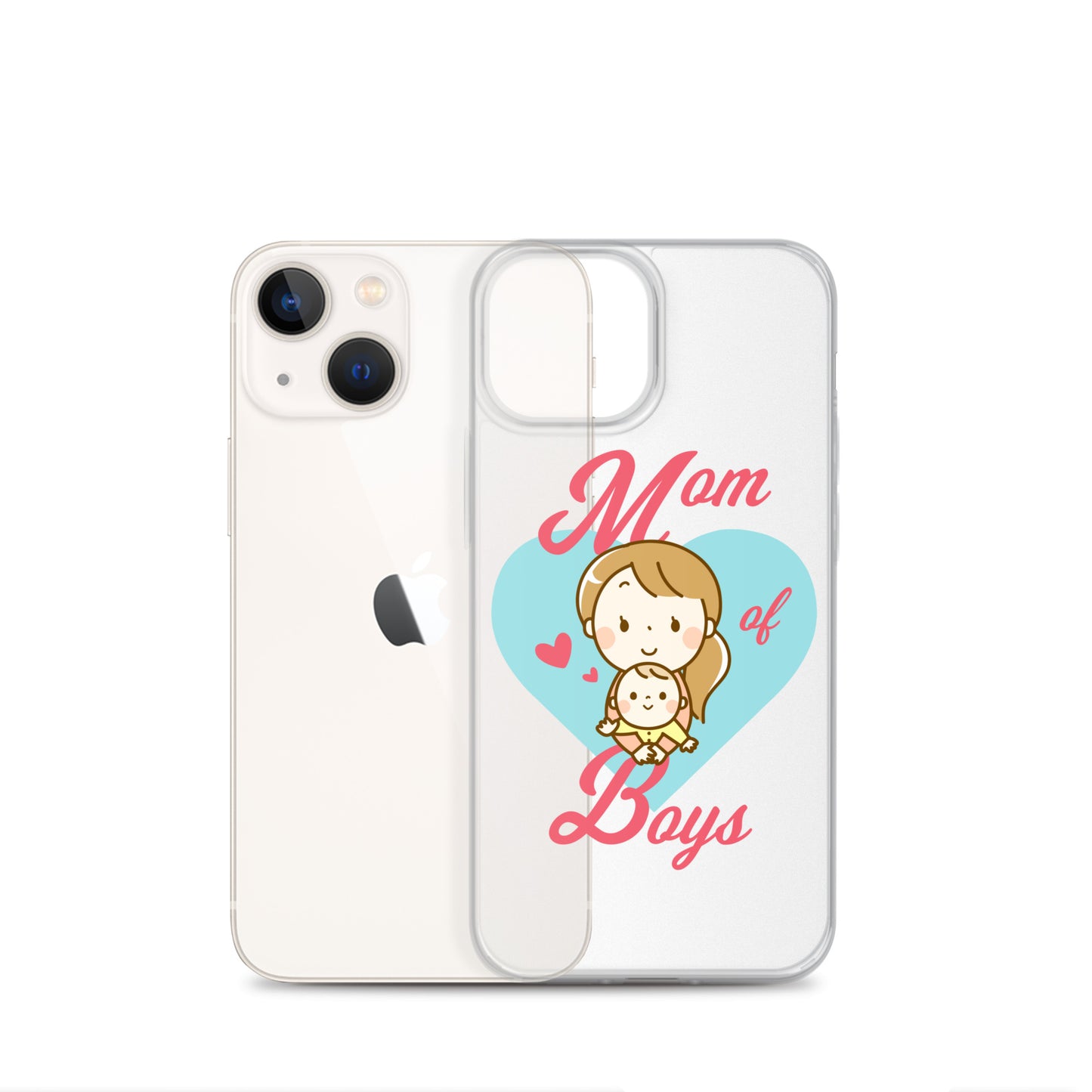 Clear Case for iPhone® Mum Of All Boys