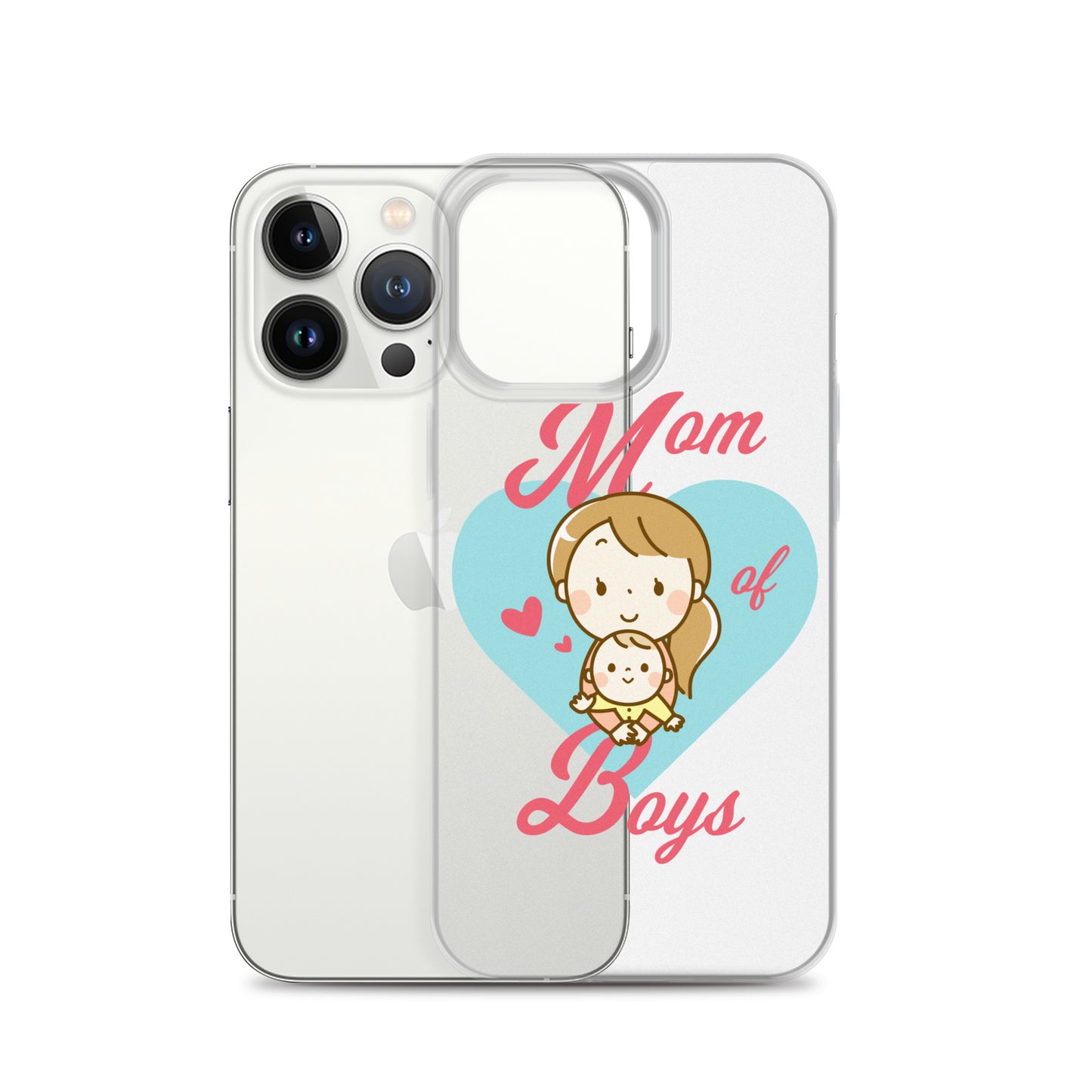 Clear Case for iPhone® Mum Of All Boys