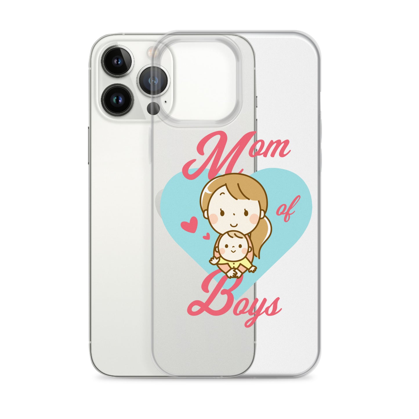 Clear Case for iPhone® Mum Of All Boys