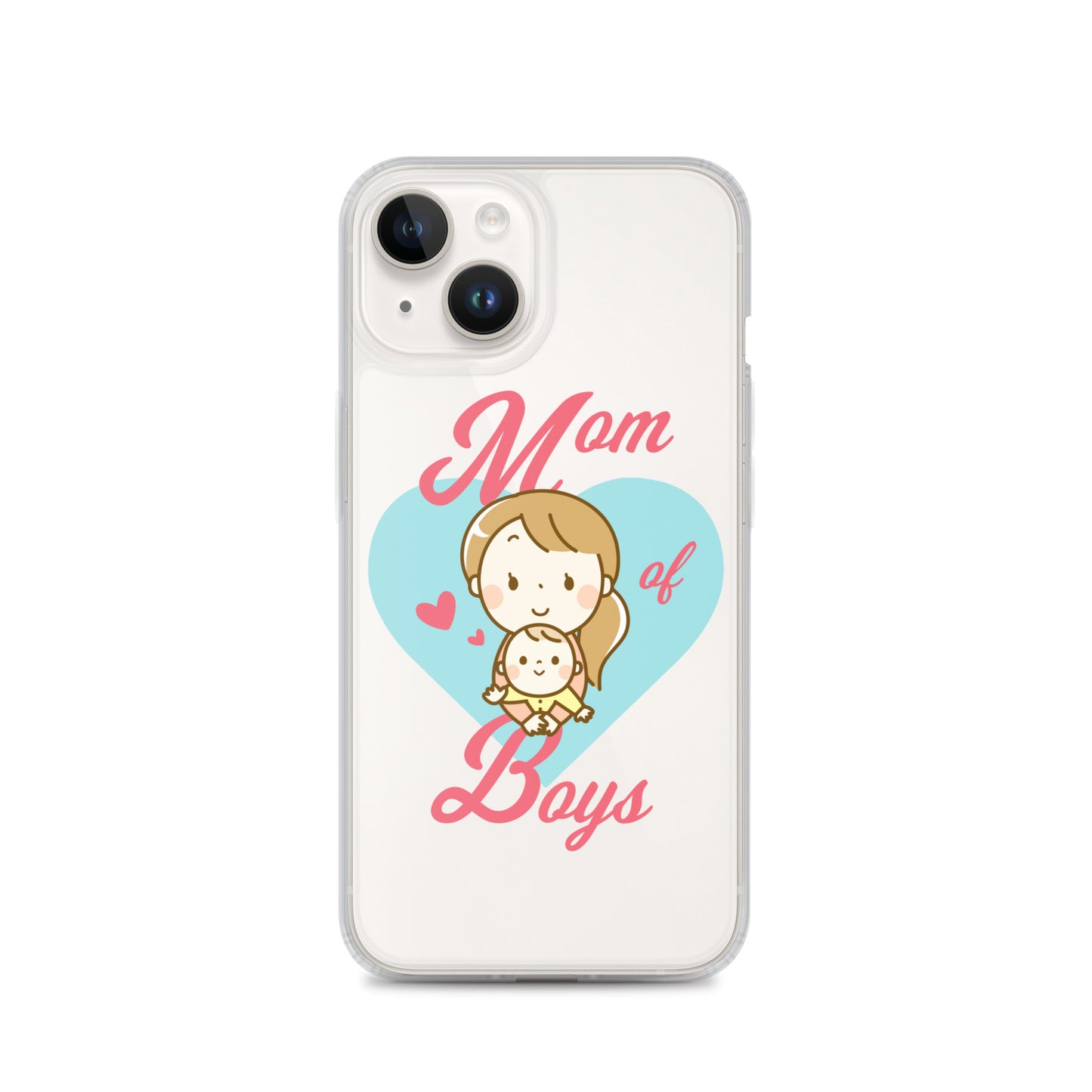 Clear Case for iPhone® Mum Of All Boys