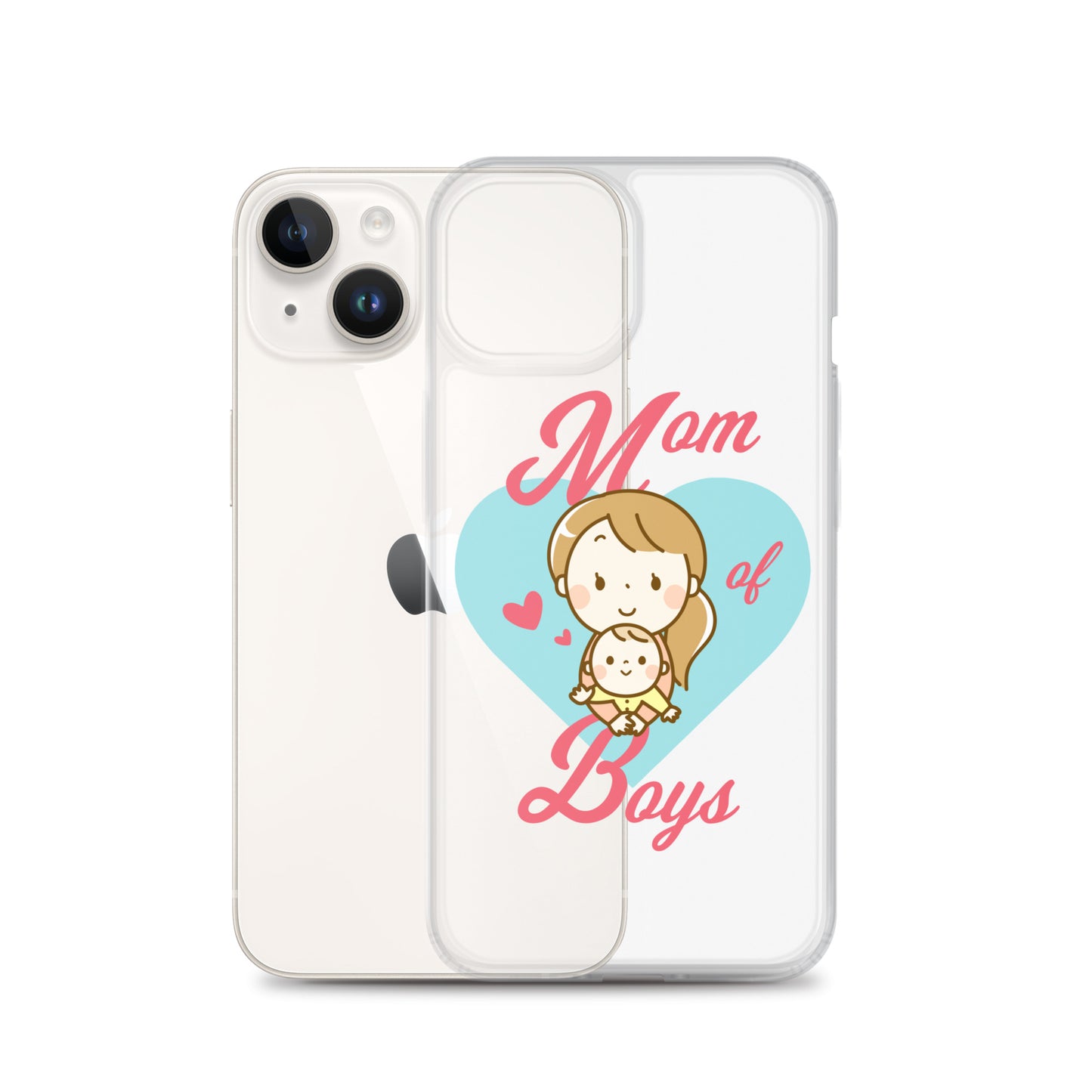 Clear Case for iPhone® Mum Of All Boys