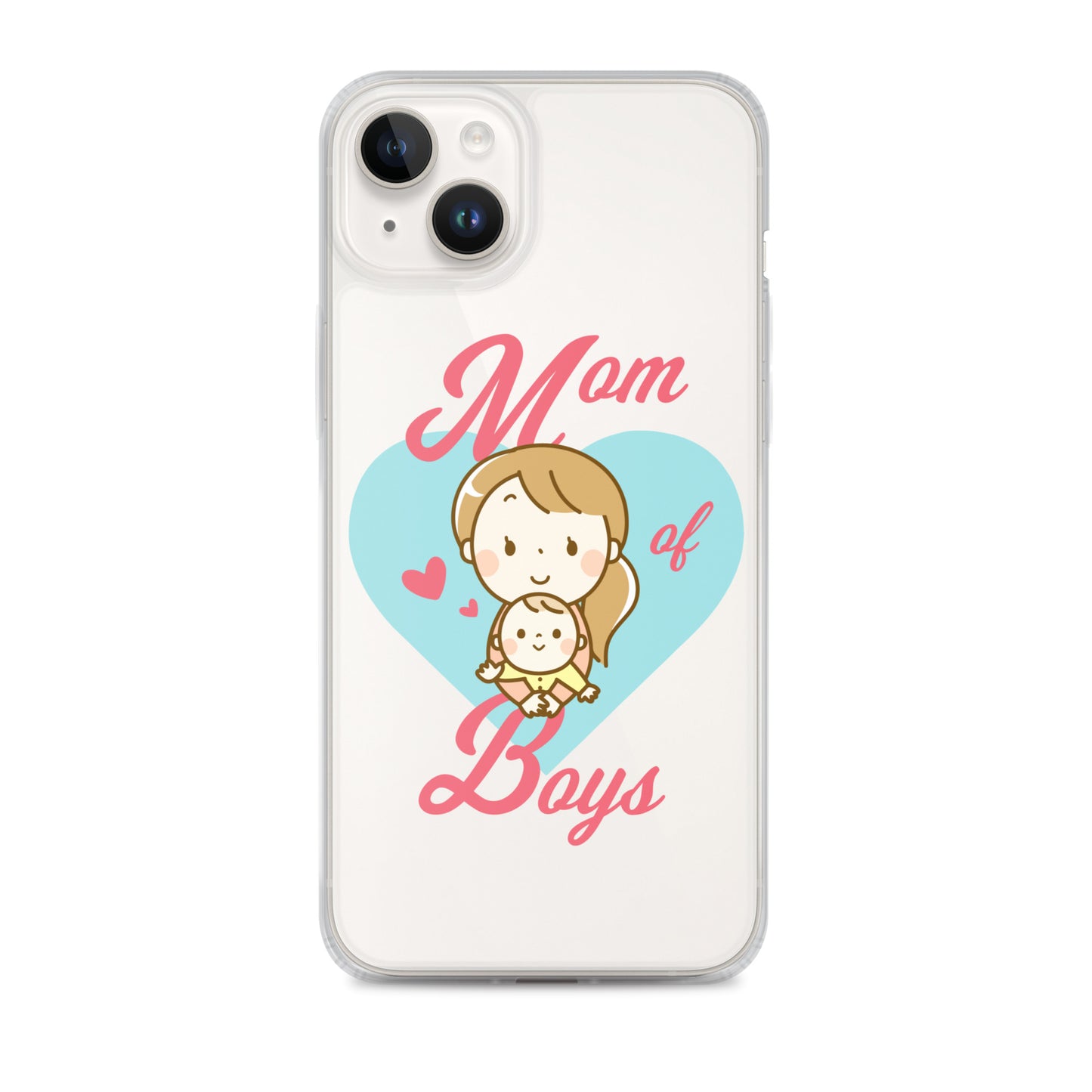 Clear Case for iPhone® Mum Of All Boys