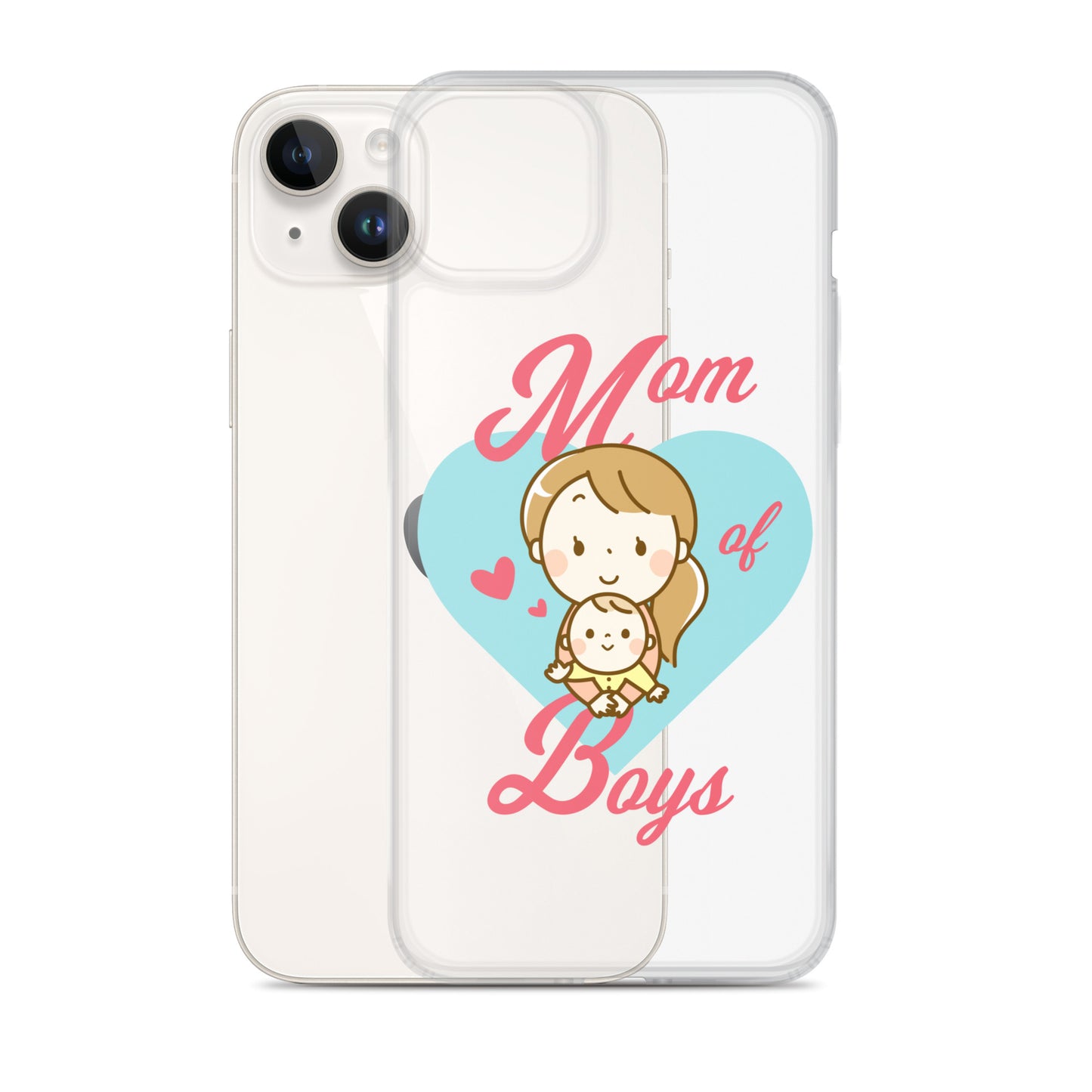 Clear Case for iPhone® Mum Of All Boys