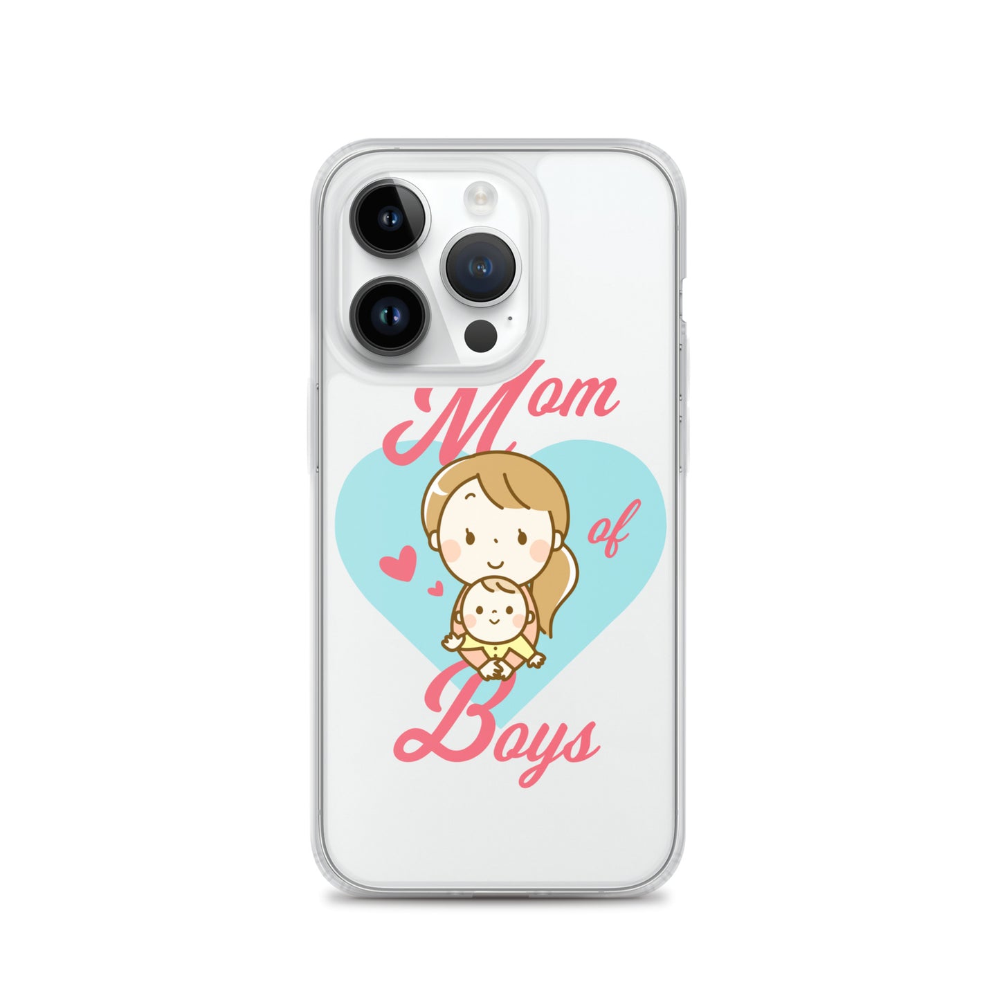 Clear Case for iPhone® Mum Of All Boys