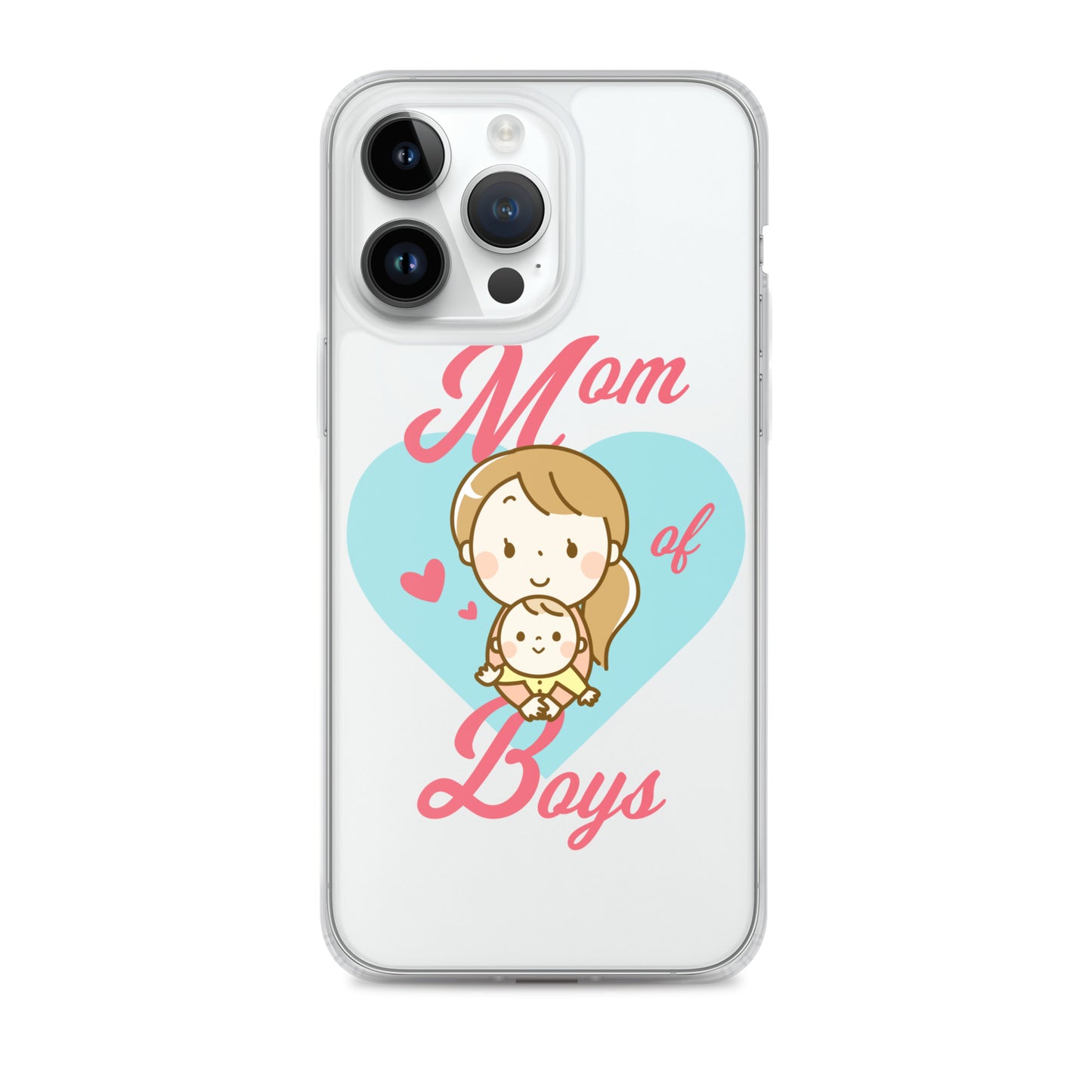Clear Case for iPhone® Mum Of All Boys