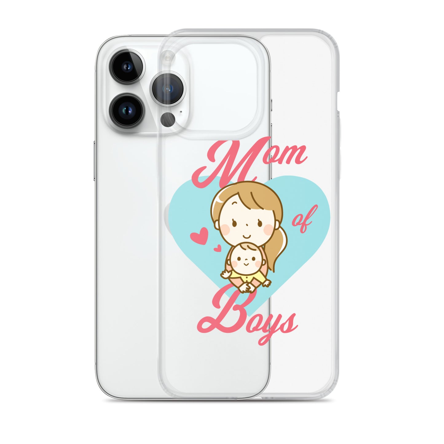 Clear Case for iPhone® Mum Of All Boys