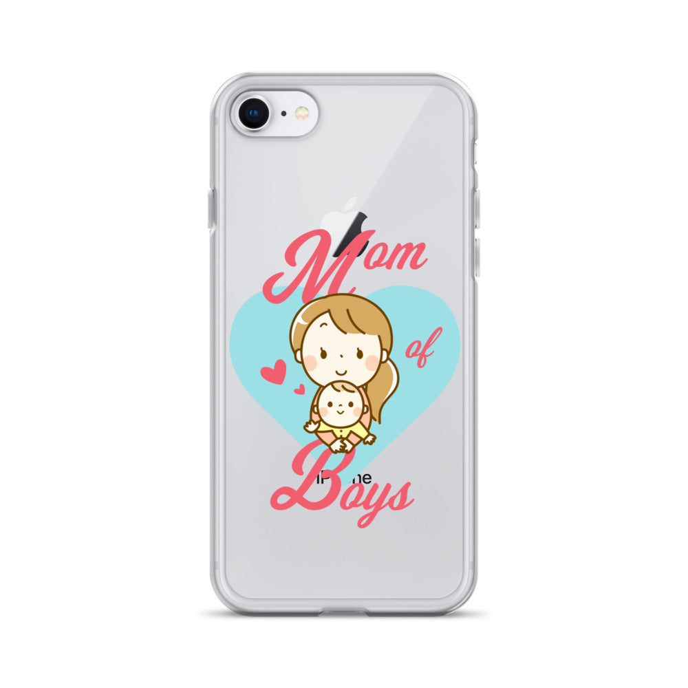 Clear Case for iPhone® Mum Of All Boys