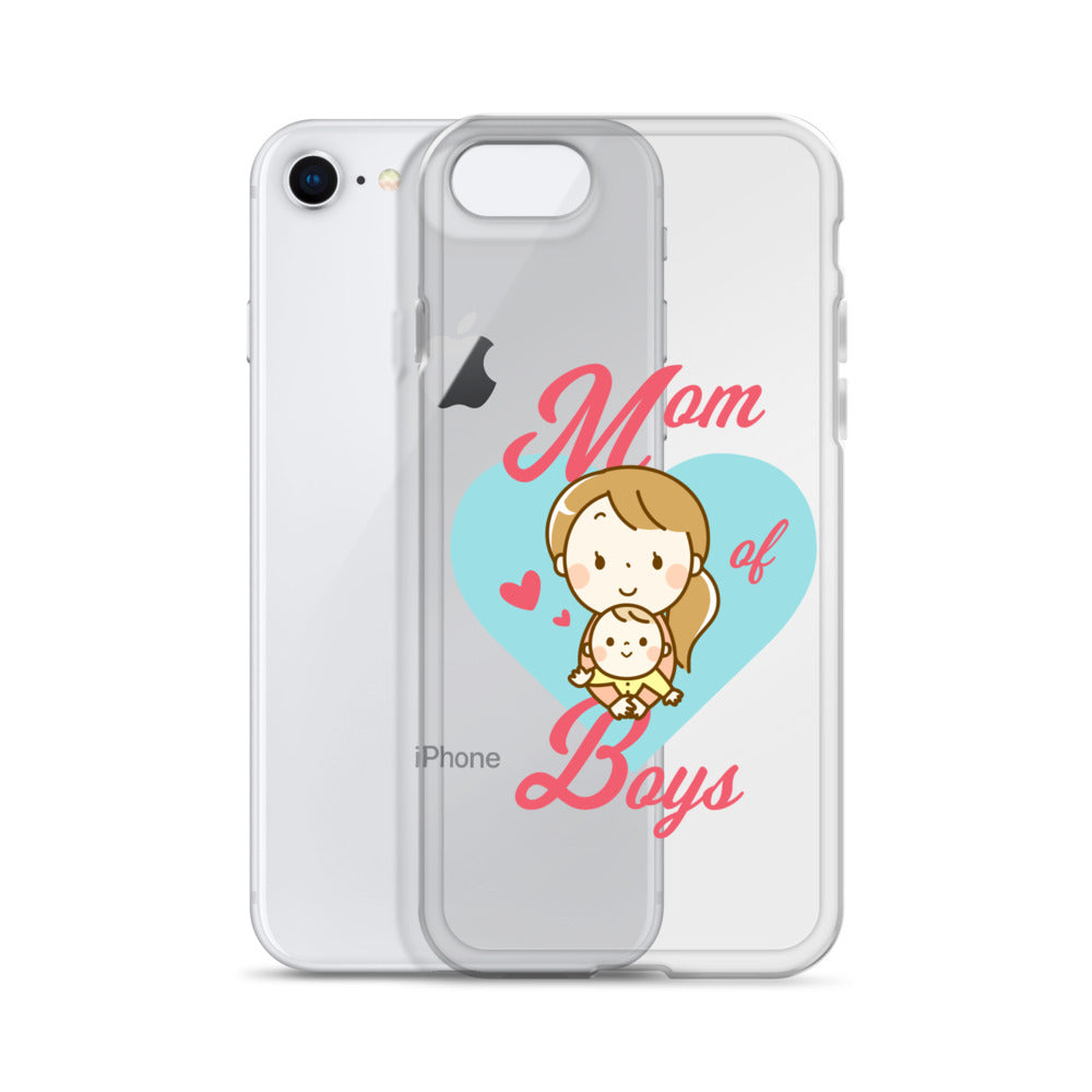 Clear Case for iPhone® Mum Of All Boys