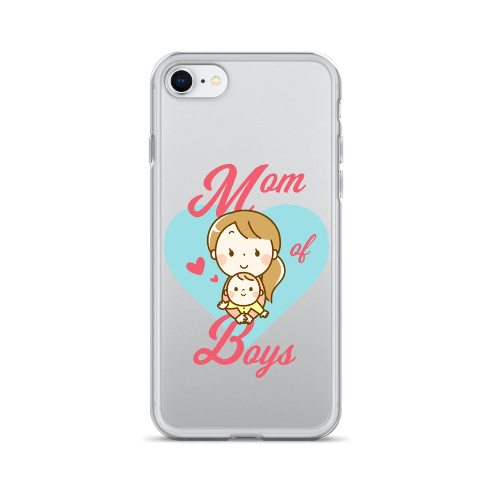 Clear Case for iPhone® Mum Of All Boys