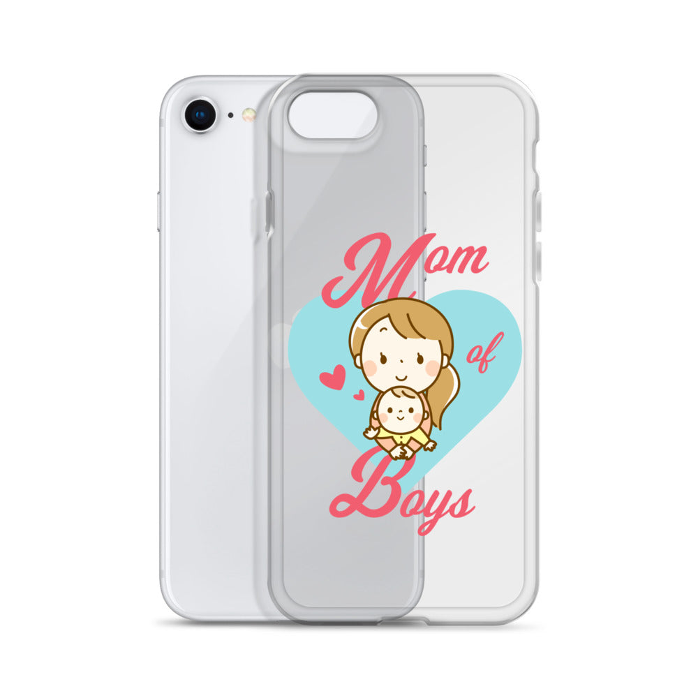 Clear Case for iPhone® Mum Of All Boys
