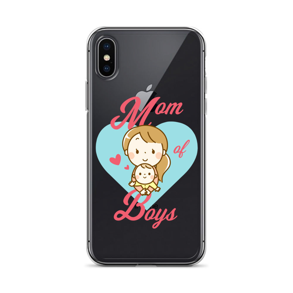 Clear Case for iPhone® Mum Of All Boys