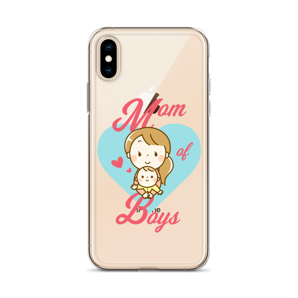 Clear Case for iPhone® Mum Of All Boys