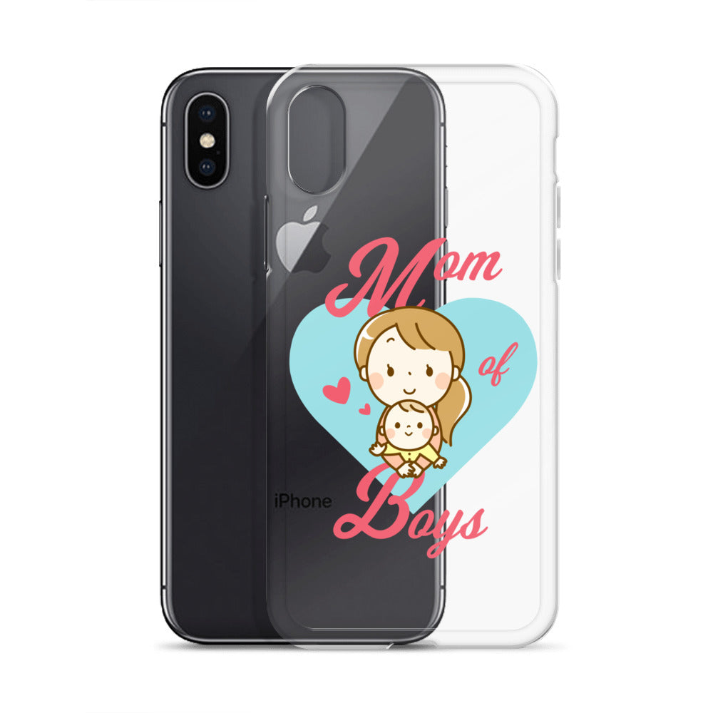 Clear Case for iPhone® Mum Of All Boys