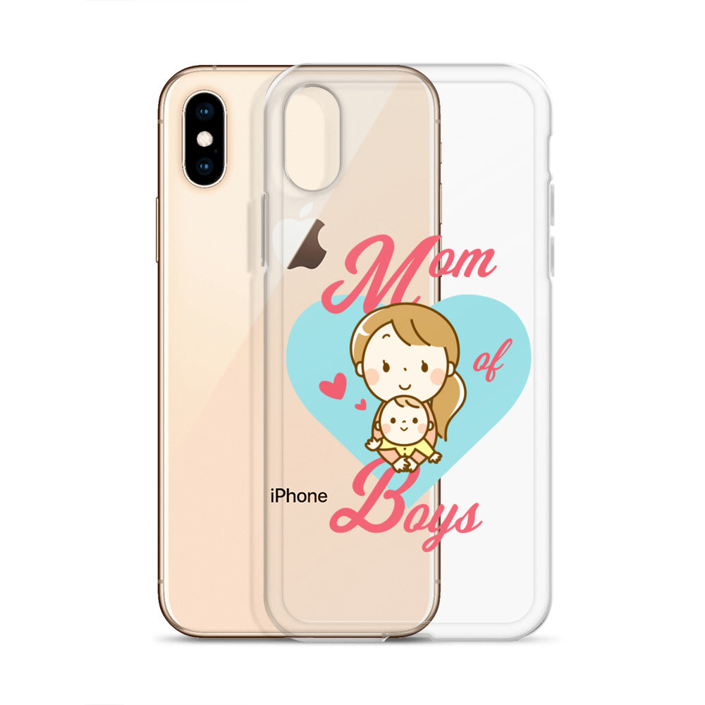 Clear Case for iPhone® Mum Of All Boys