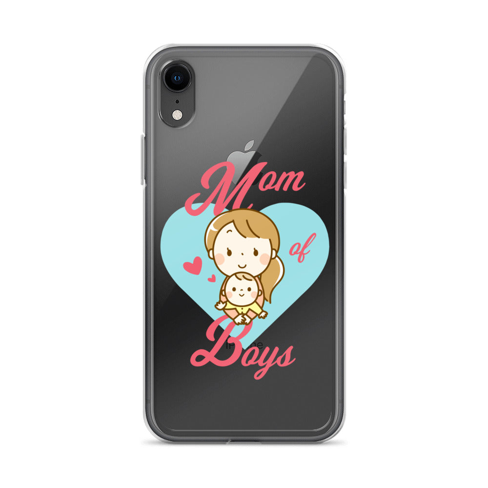 Clear Case for iPhone® Mum Of All Boys
