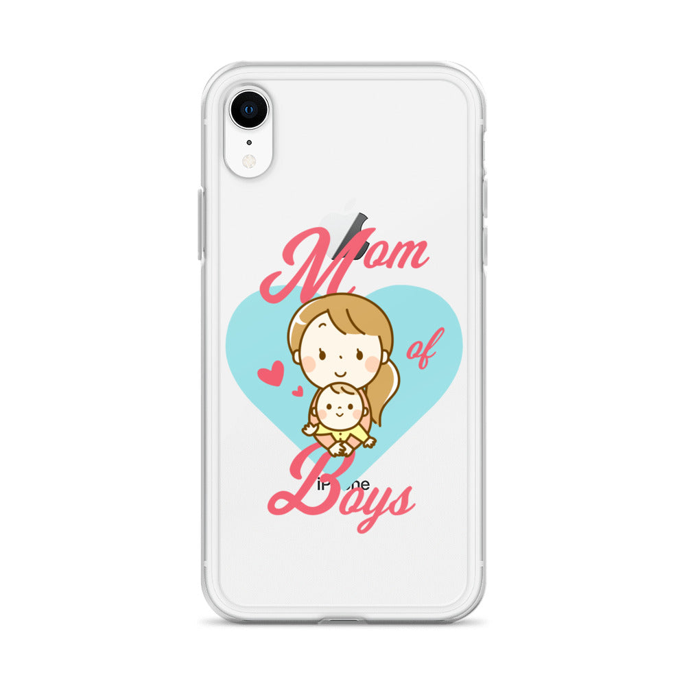 Clear Case for iPhone® Mum Of All Boys
