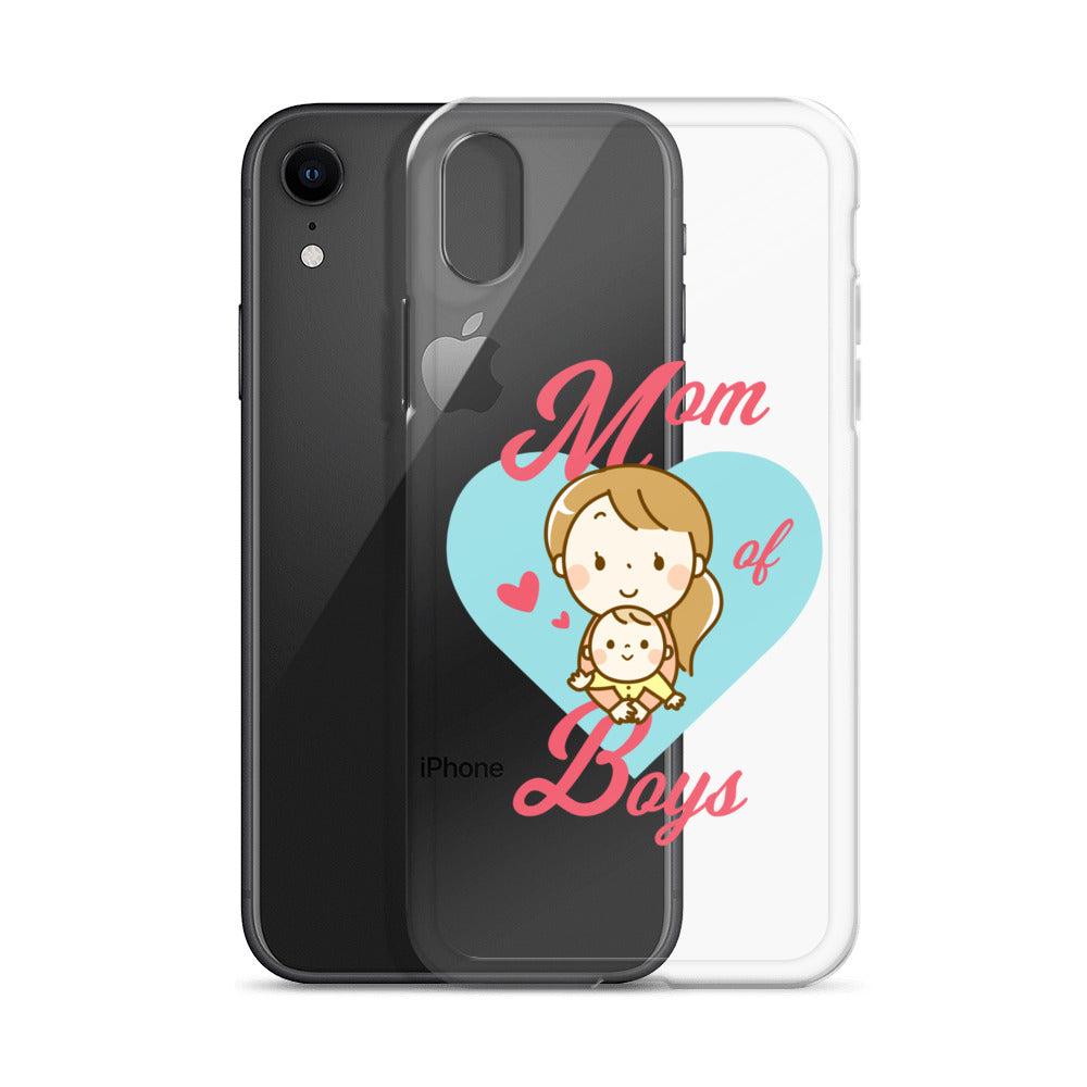 Clear Case for iPhone® Mum Of All Boys