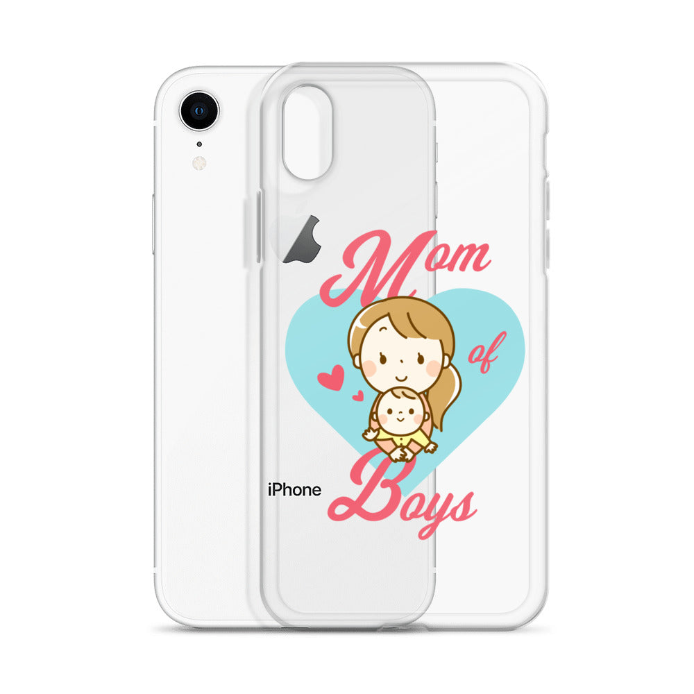 Clear Case for iPhone® Mum Of All Boys