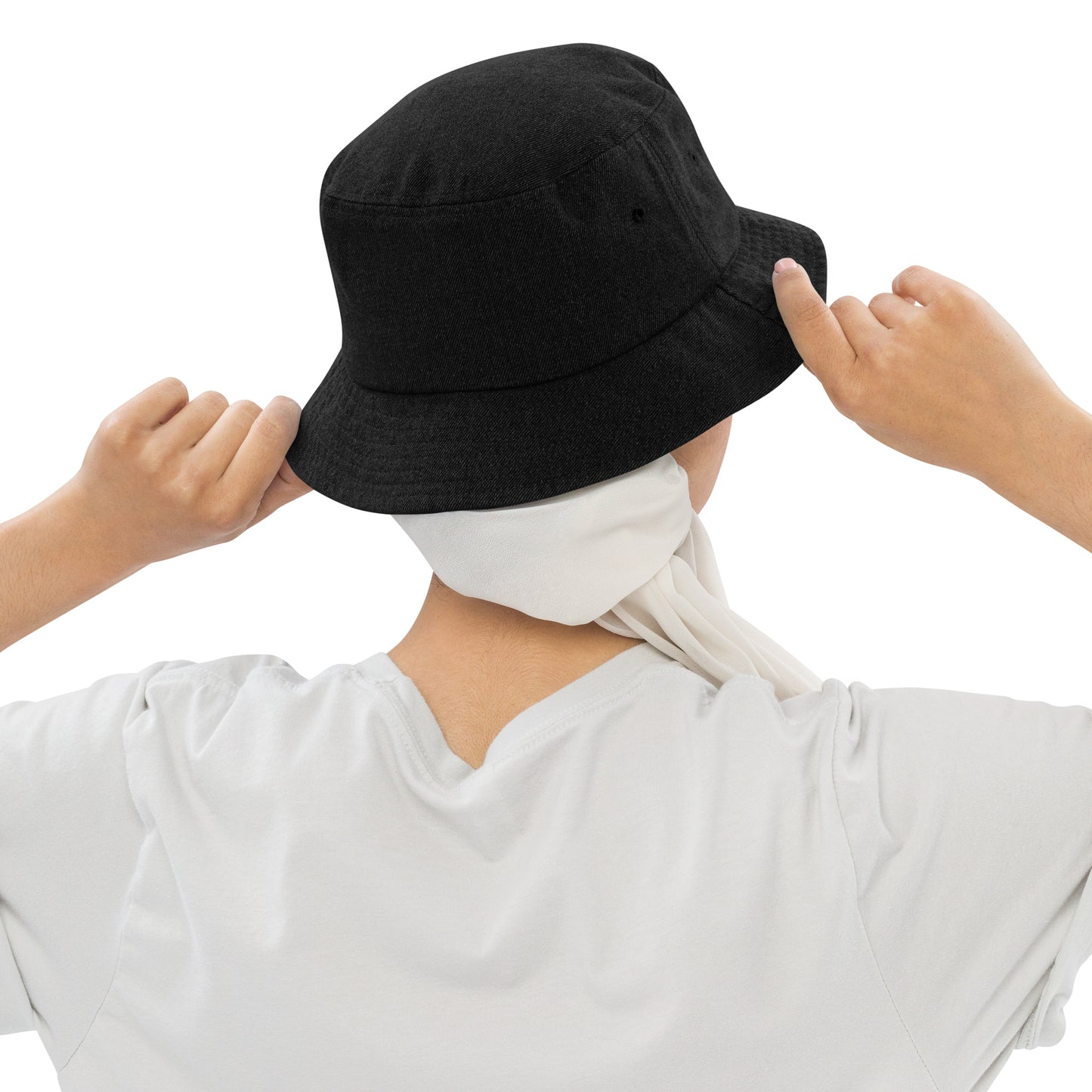Denim bucket hat feliz Dia de Madre a nuestro pilar familiar