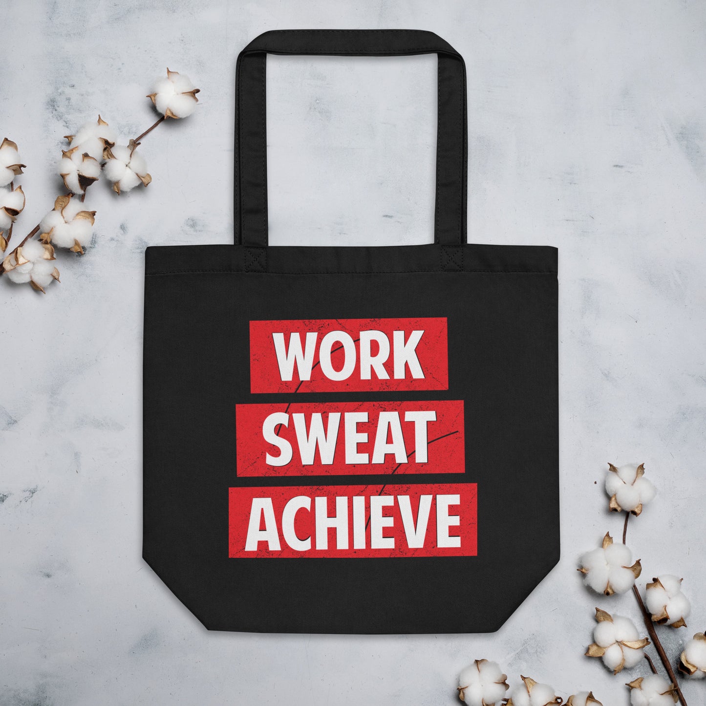 Eco Tote Bag Work Sweat Achieve