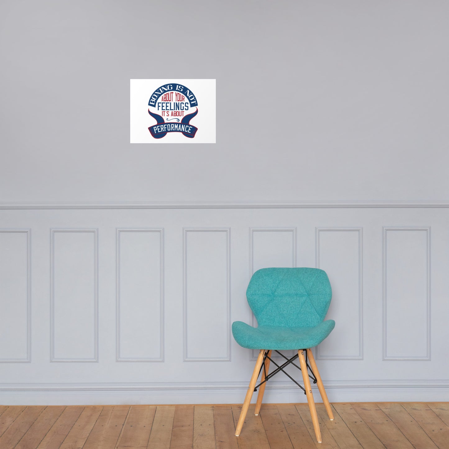 Poster boxing is not