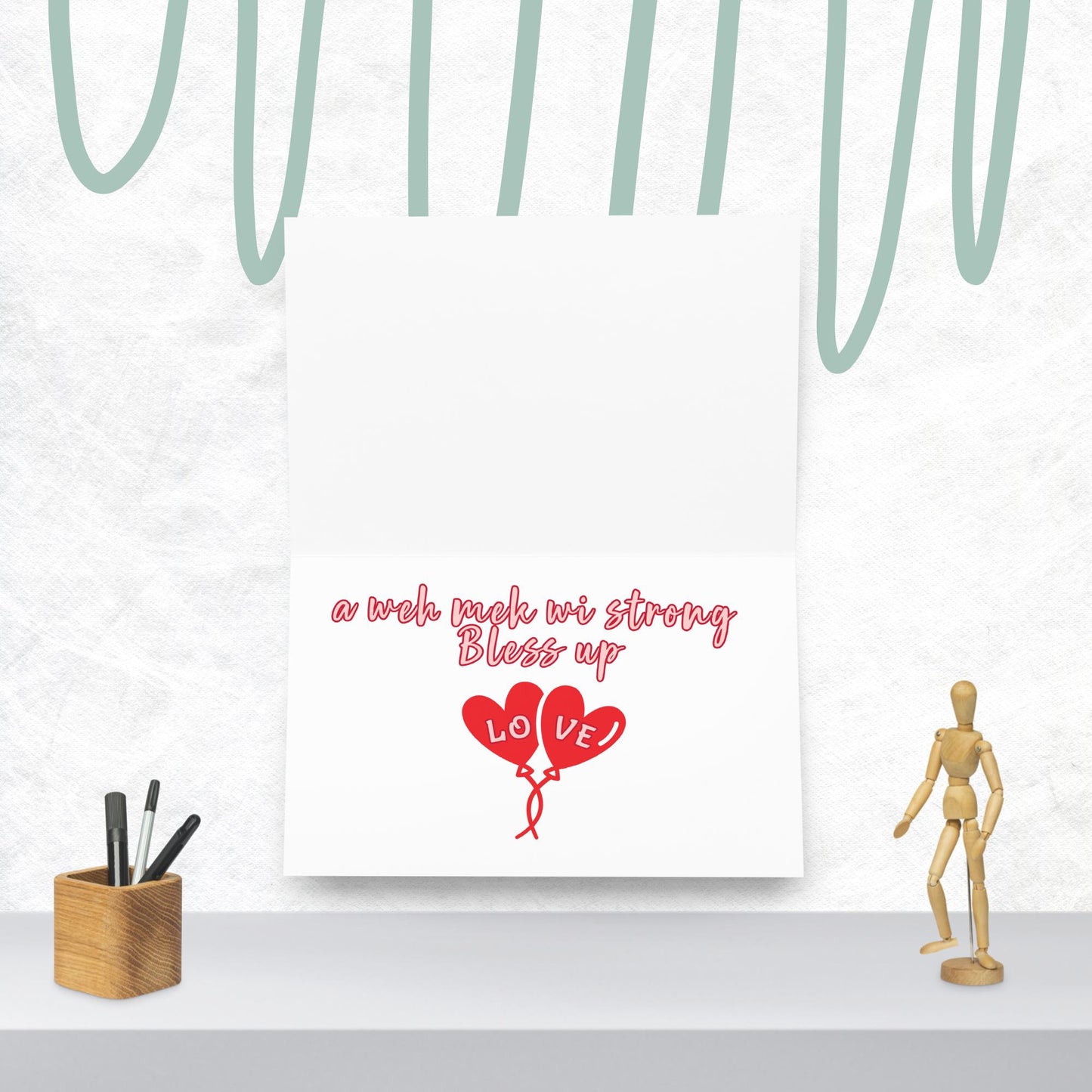Greeting card Jamician Mama your