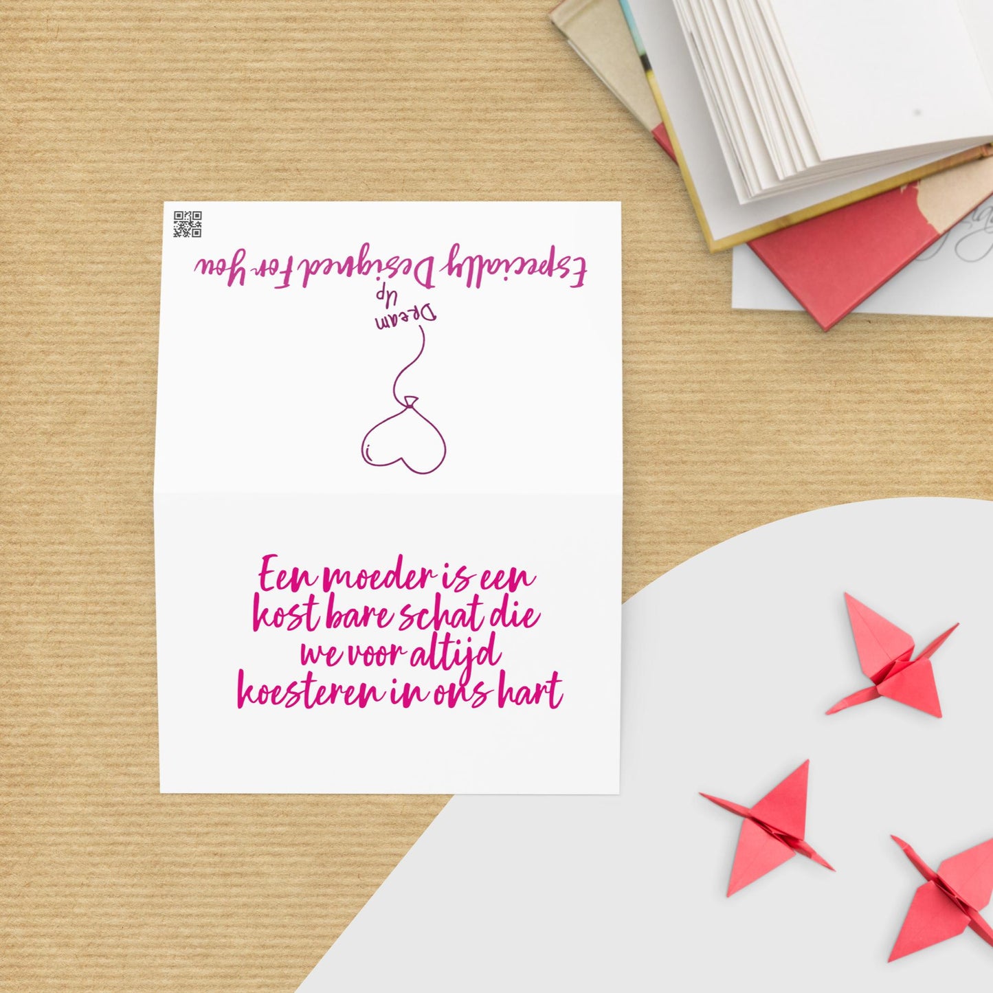 Greeting card Dutch Eee moedder