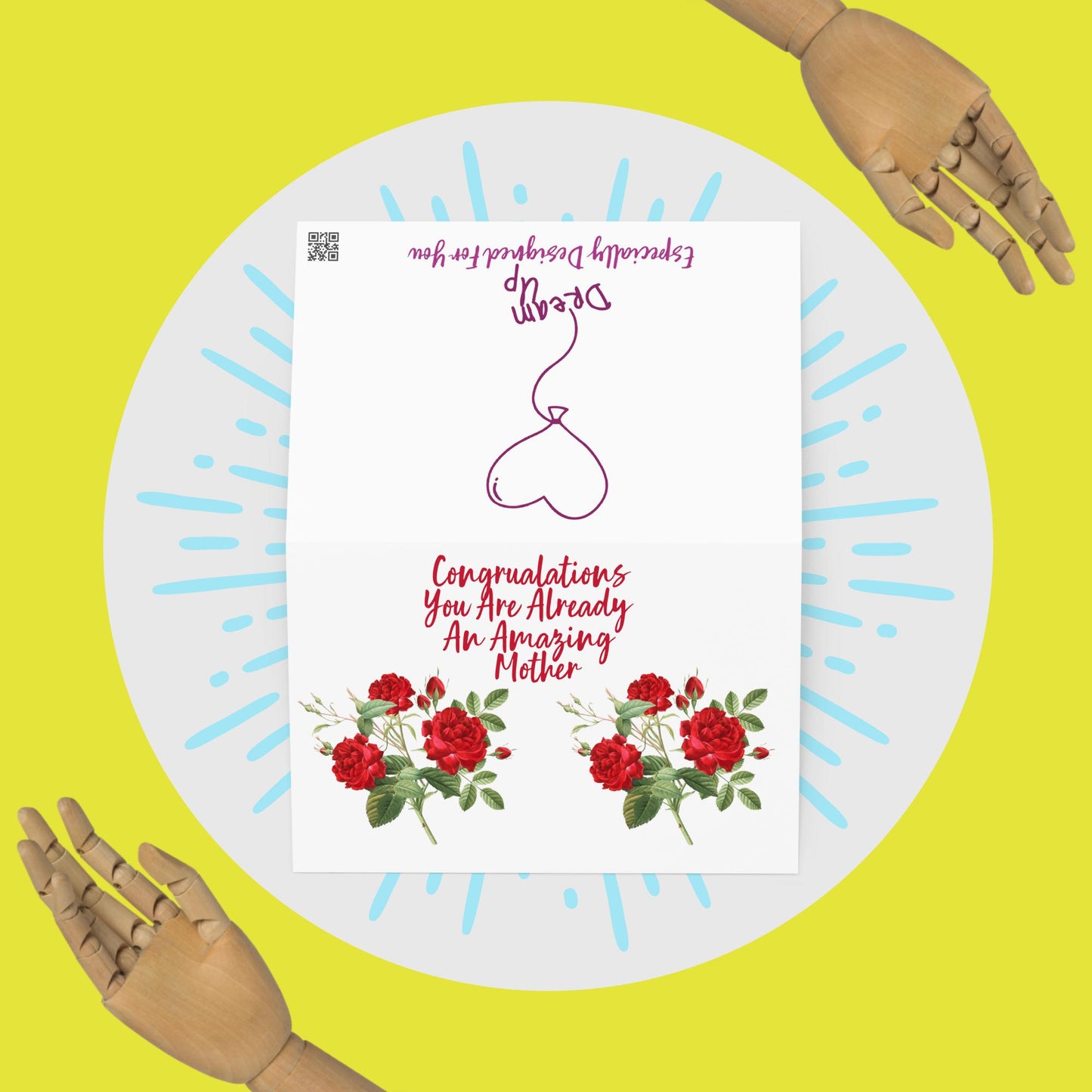 Greeting card Congratulations